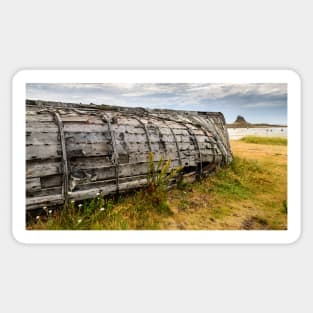 Lindisfarne Boat Shed Sticker